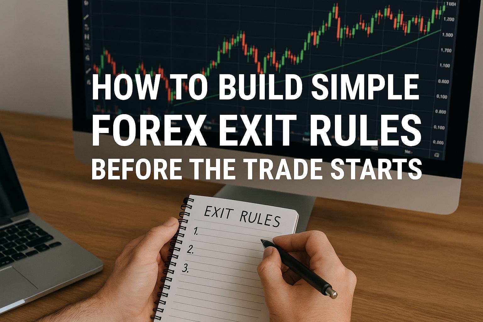 How to build simple forex exit rules before the trade starts