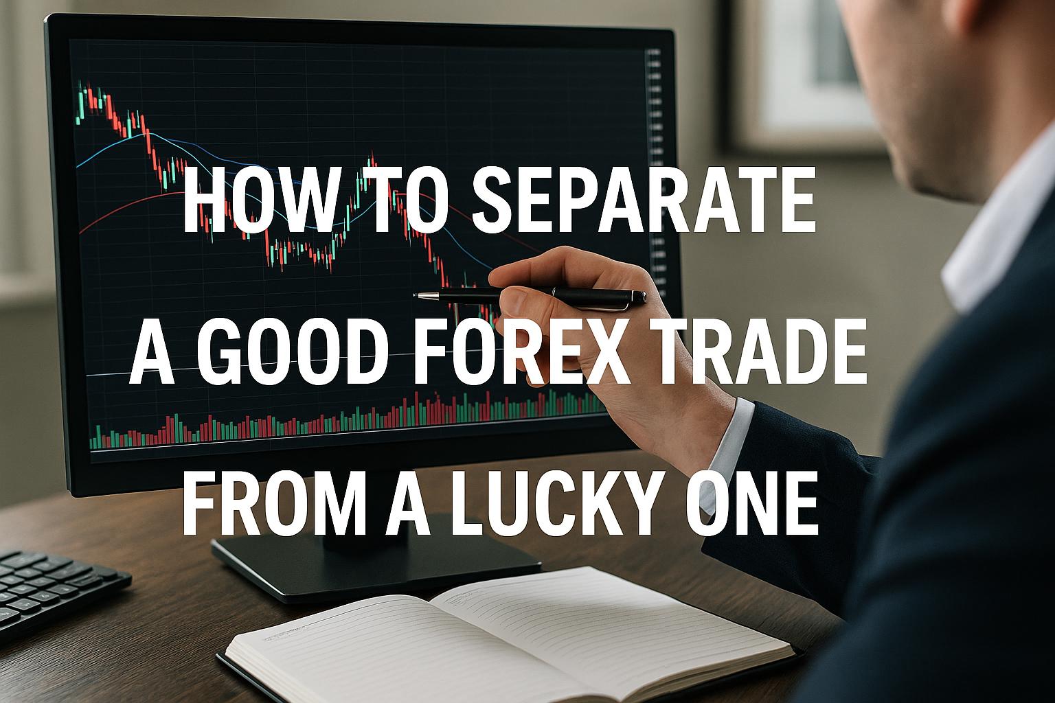 How to separate a good forex trade from a lucky one