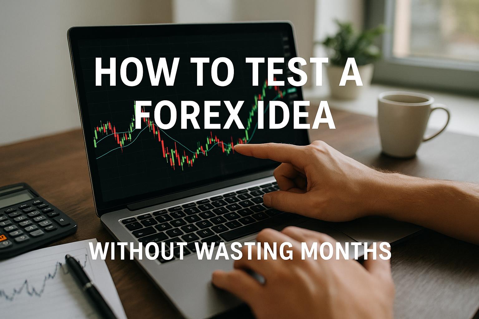 How to test a forex idea without wasting months